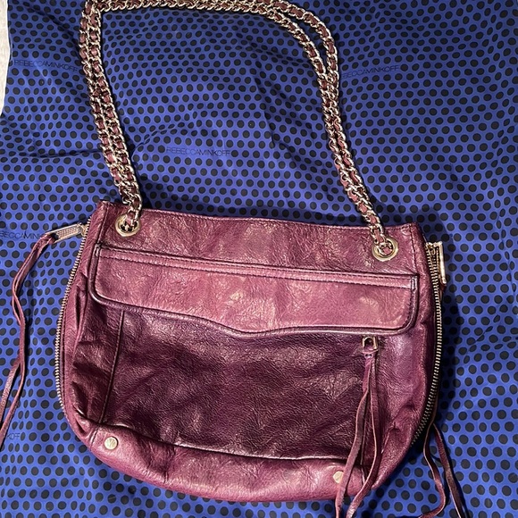 REBECCA MINKOFF swing bag in plum - Picture 2 of 7
